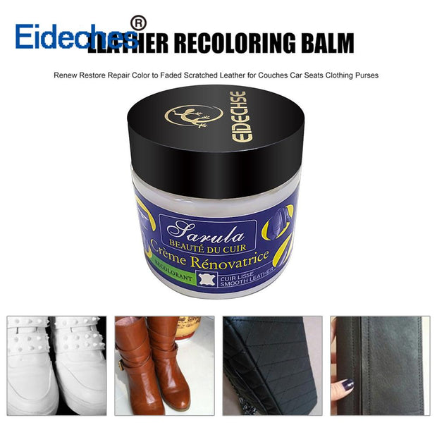50ml Vinyl Leather Repair Tool Scratch Rips Refurbishing Maintenance Cleaner Polishing Cream for Car Seat Sofa Shose Purse
