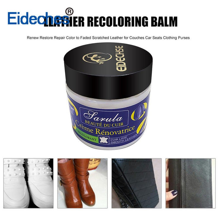 50ml Vinyl Leather Repair Tool Scratch Rips Refurbishing Maintenance Cleaner Polishing Cream for Car Seat Sofa Shose Purse