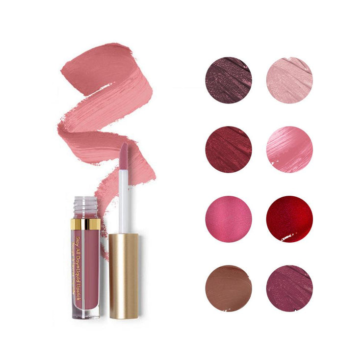 8Pcs Professional Lip Glaze Gloss Waterproof Makeup Matte Non-sticky Lipstick