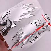 3D  Ghost Skull Head Auto Motorcycle Car Sticker