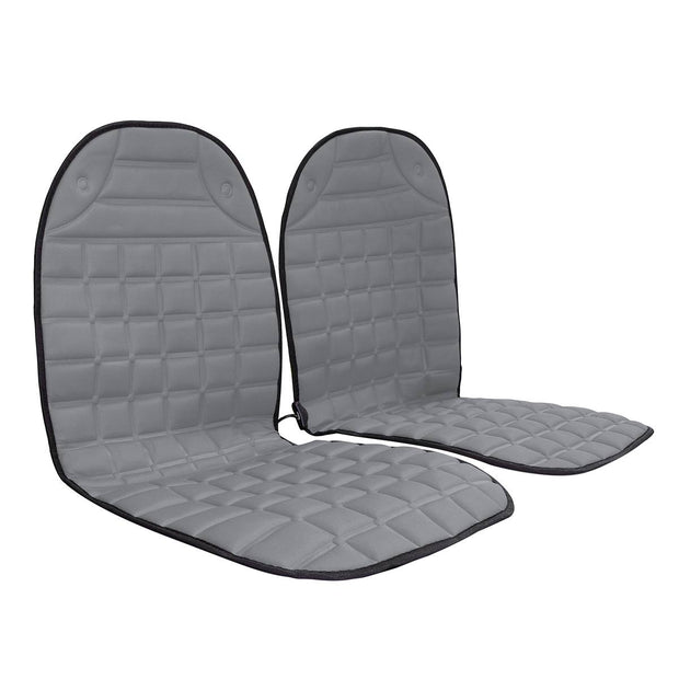 2Pcs In 1 Fast Heated & Adjustable Black/Grey/Blue/Red Car Electric Heated Seat Car