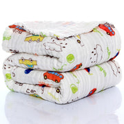 Baby Blankets Organic Muslin Swaddles Blanket for Newborn Cotton Solid Bath Towel