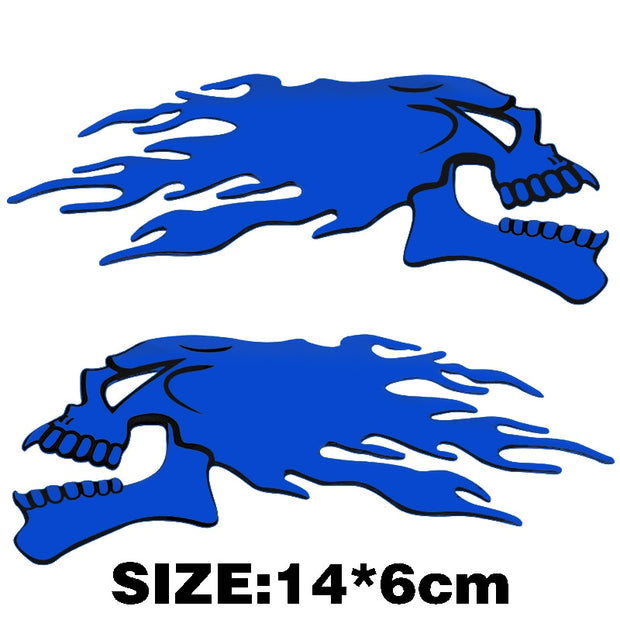 3D  Ghost Skull Head Auto Motorcycle Car Sticker