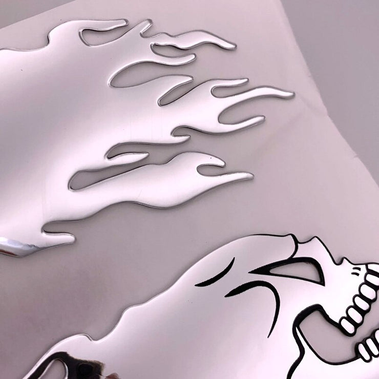 3D  Ghost Skull Head Auto Motorcycle Car Sticker