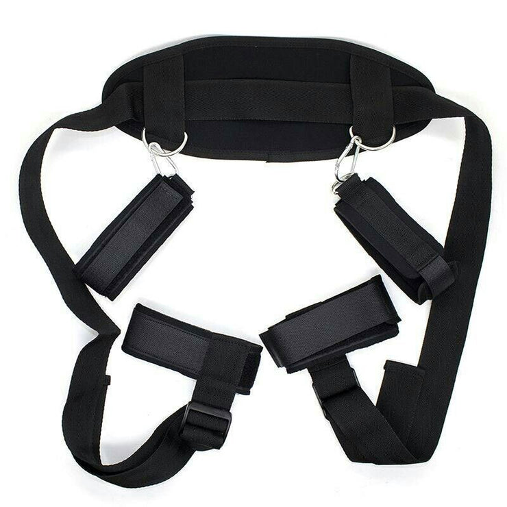 Bondage Handcuffs For Sex Open Leg Ankle Neck Cuff Strap Restraints Sex Toys For Woman Couples Slave BDSM Bondage Set Flirting