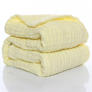 Baby Blankets Organic Muslin Swaddles Blanket for Newborn Cotton Solid Bath Towel