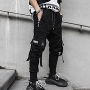 Black Ribbon Cargo Joggers