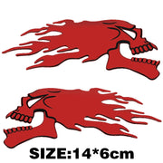 3D  Ghost Skull Head Auto Motorcycle Car Sticker