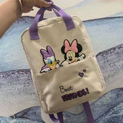 Anime NEW Disney children's bag Mickey Mouse children's Bacpack Autumn Mickey Minnie Mouse pattern backpack Kids Christmas Gifts