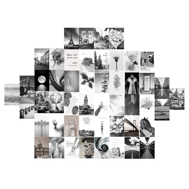 50pcs/set Wall Collage Aesthetic Photo Postcard Art Pictures Collage
