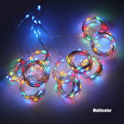 3M LED Curtain Garland on the Window USB String Lights