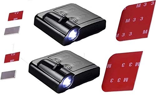AutoBizarre Wireless Hyundai Logo Shadow Door Light/Ghost Shadow Door Light For All Hyundai Cars (works with all cars)