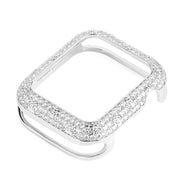 Armor Copper Protective Case for Apple Watch Series 6 5 4 3 SE Carved Diamond Cover Fashion Bumper for iWatch 38mm 42mm 40/44mm