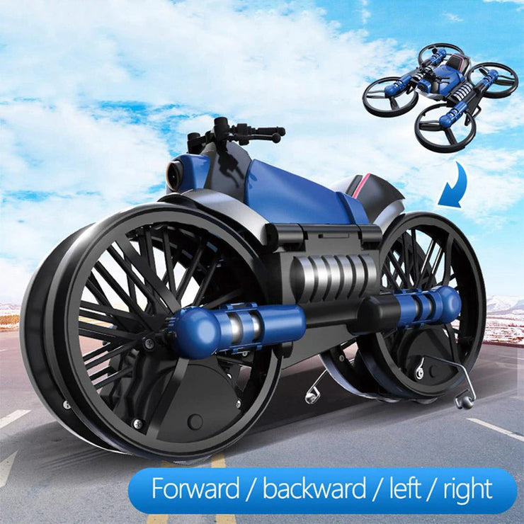 2-in-1 Motorcycle Folding RC Drone