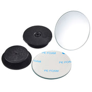 2pcs Car 360 Degree Framless Blind Spot Mirror Wide Angle Round Convex Mirror Small Round Side Blindspot Rearview Parking Mirror