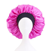 Women Satin Round Cap Sleep Hat Hair Protection Care