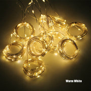 3M LED Curtain Garland on the Window USB String Lights