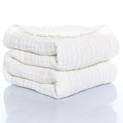 Baby Blankets Organic Muslin Swaddles Blanket for Newborn Cotton Solid Bath Towel