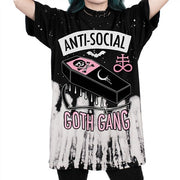 Raisevern New ANTI-SOCIAL 3D Printing T Shirt