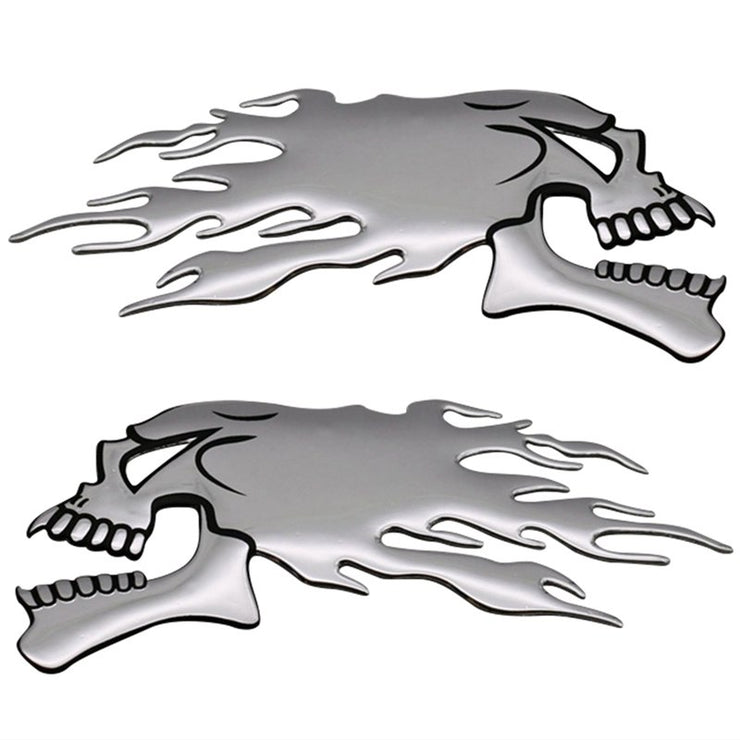 3D  Ghost Skull Head Auto Motorcycle Car Sticker