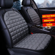 2Pcs In 1 Fast Heated & Adjustable Black/Grey/Blue/Red Car Electric Heated Seat Car