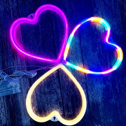 Bedroom Night Lights Heart Lamps Neon