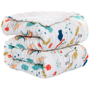 Baby Blankets Organic Muslin Swaddles Blanket for Newborn Cotton Solid Bath Towel