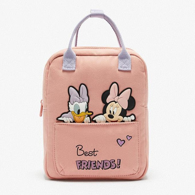 Anime NEW Disney children's bag Mickey Mouse children's Bacpack Autumn Mickey Minnie Mouse pattern backpack Kids Christmas Gifts