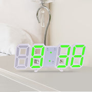 Home Living Room Decoration 3D Large LED Digital Wall Clock Date Time Electronic Display Table Alarm Clock Wall Home Decor