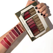 8Pcs Professional Lip Glaze Gloss Waterproof Makeup Matte Non-sticky Lipstick