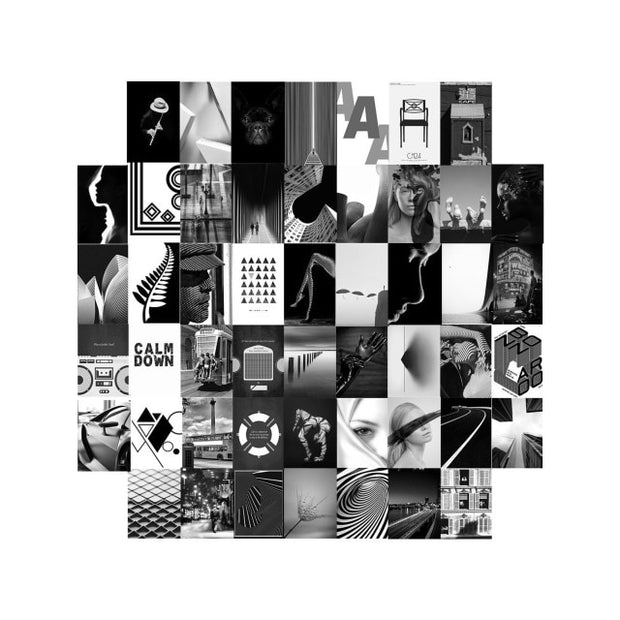 50pcs/set Wall Collage Aesthetic Photo Postcard Art Pictures Collage