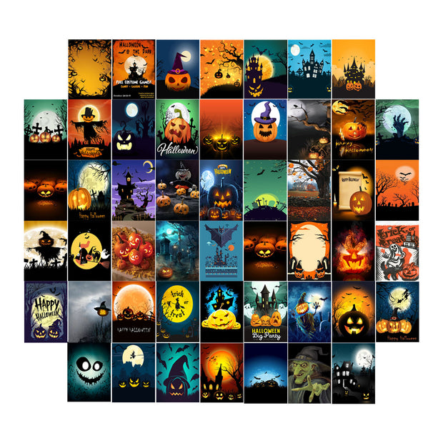 50pcs/set Wall Collage Aesthetic Photo Postcard Art Pictures Collage