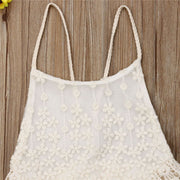 Bodysuits Sleeveless Ruffles Lace Jumpsuit Elegant Infant Girls