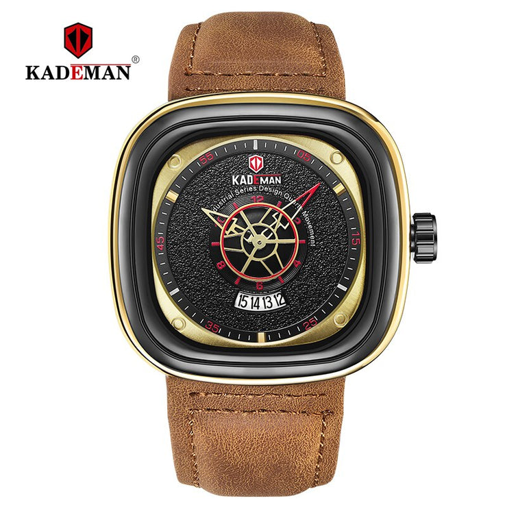 2019 Luxury Men Watches New Fashion Square Quartz