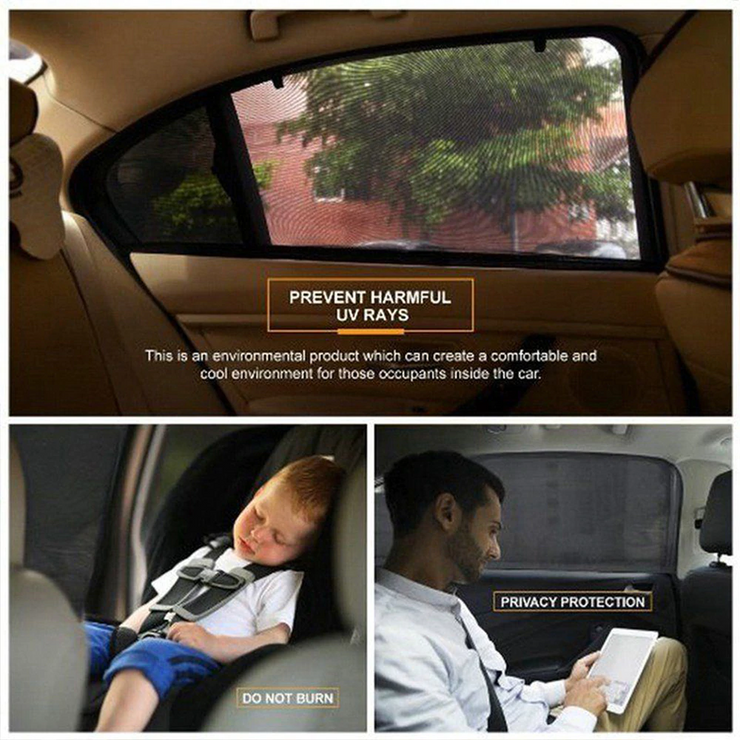 2 Pcs Car Window Cover