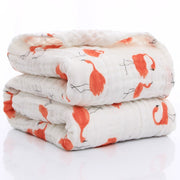 Baby Blankets Organic Muslin Swaddles Blanket for Newborn Cotton Solid Bath Towel