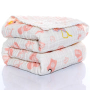 Baby Blankets Organic Muslin Swaddles Blanket for Newborn Cotton Solid Bath Towel