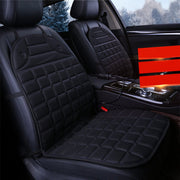 2Pcs In 1 Fast Heated & Adjustable Black/Grey/Blue/Red Car Electric Heated Seat Car
