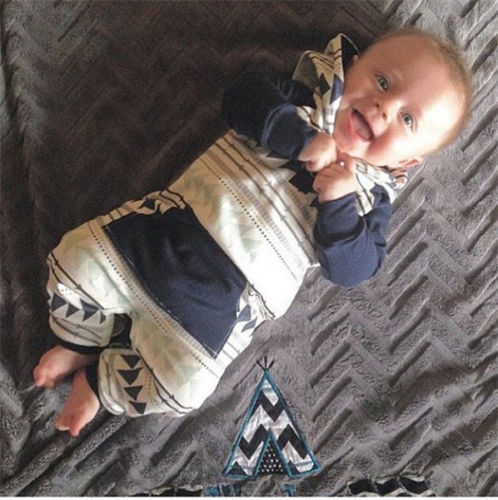 Baby Boys Infant Rompers Jumpsuit Hooded Clothes