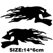 3D  Ghost Skull Head Auto Motorcycle Car Sticker