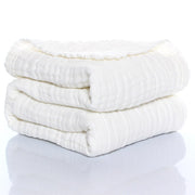 Baby Blankets Organic Muslin Swaddles Blanket for Newborn Cotton Solid Bath Towel