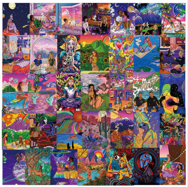 50pcs Shippie Trippy Drippy Aesthetic Wall Collage Kit