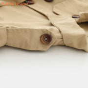 Baby Jacket Casaco Infantil Girl Baby Coat 2019 Spring Baby Jas Trench Double Breast Windbreaker for Girl Kids Jacket For 1-4T
