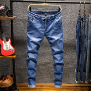 2020 New Fashion Boutique Stretch Casual Mens Jeans / Skinny Jeans Men Straight Mens Denim Jeans / Male Stretch Trouser Pants