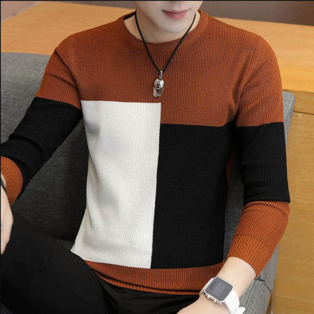 2021 Winter New Arrival Warm Sweaters O-Neck Wool Sweater Men Brand Clothing Knitted Cashmere Pullover Men m-3xl