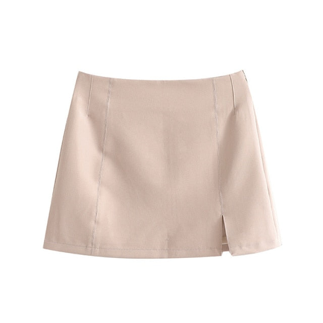 2021 Two piece set Women suits Cropped Blazer and Mini Skirt Elegant High Fashion Chic Lady 2 piece set Women blazer set